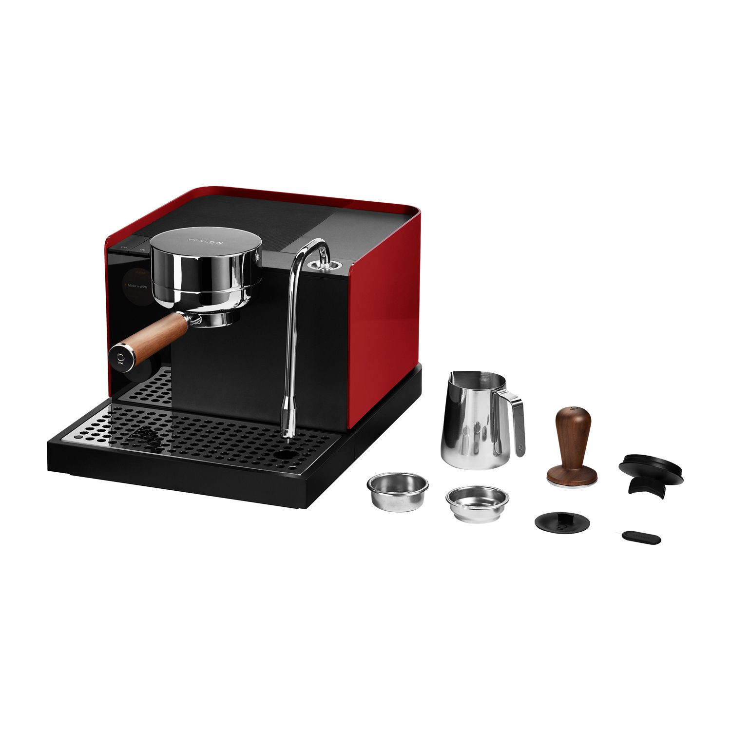 .Fellow - Espresso Series 1 - Piros - Cherry Red with Walnut