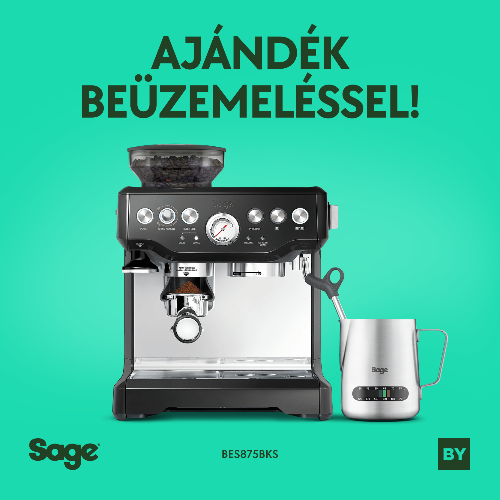 Sage BES875BKS - THE BARISTA EXPRESS™
